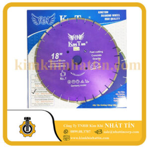 Lưỡi Cắt Bê Tông 400mm (lỗ 50mm) KingTom Tím Khô - KTOM400